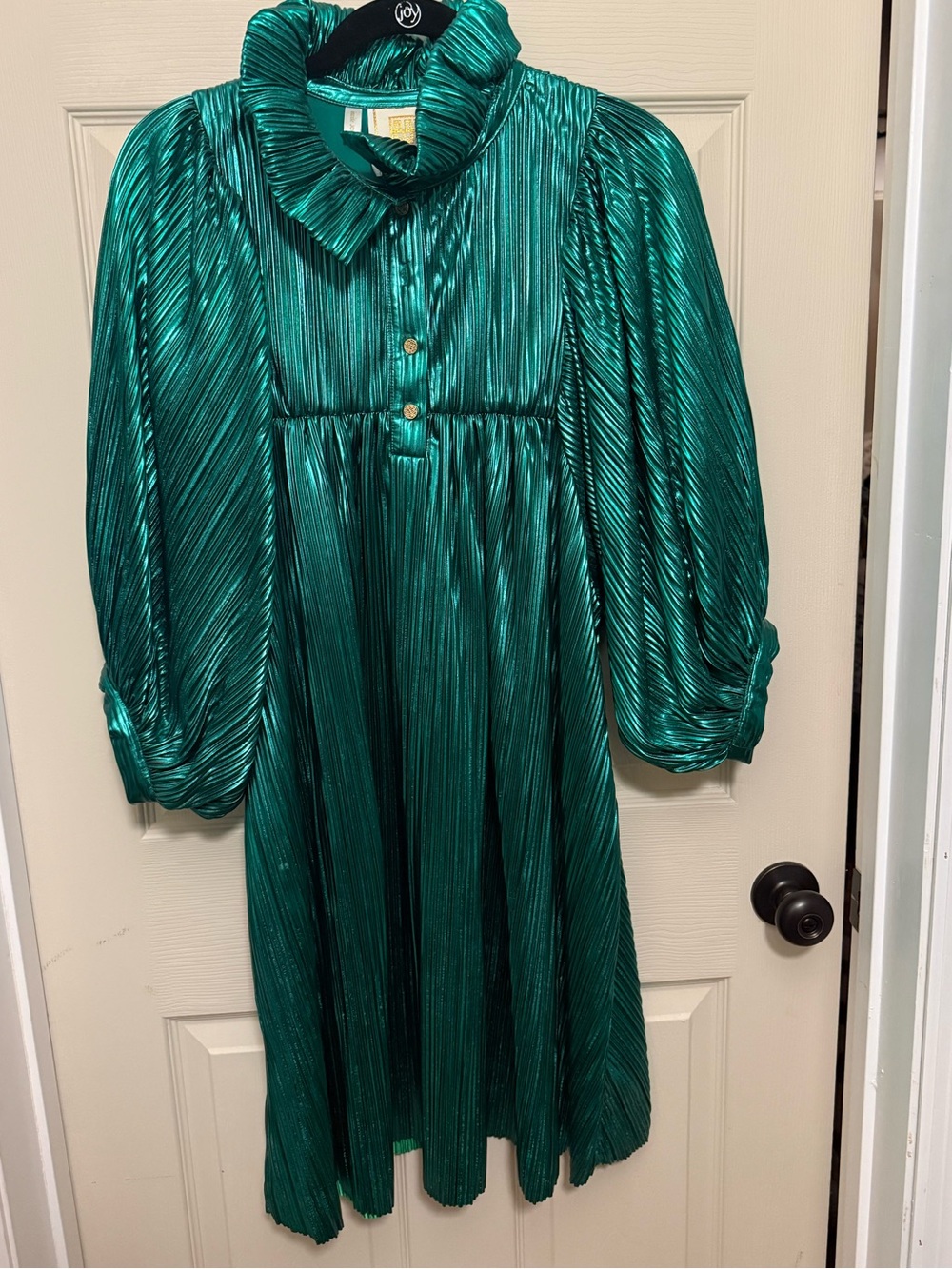 Emily McCarthy Charlotte Dress in Jolly Green - Worn Once
